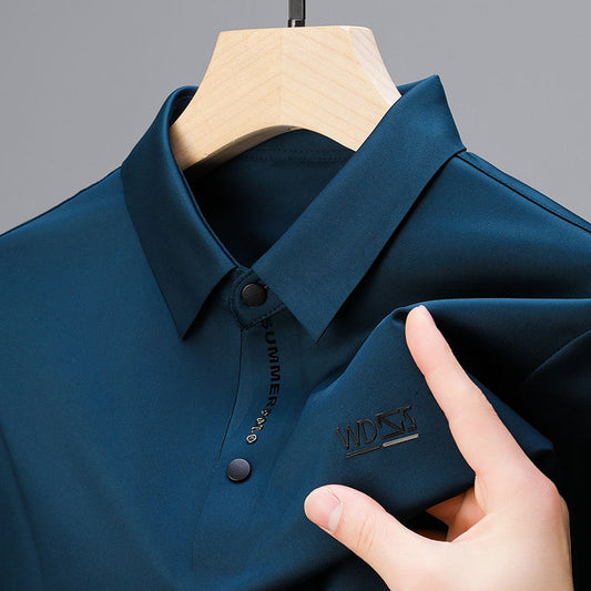 ShadowLuxe Crest Polo T-Shirt