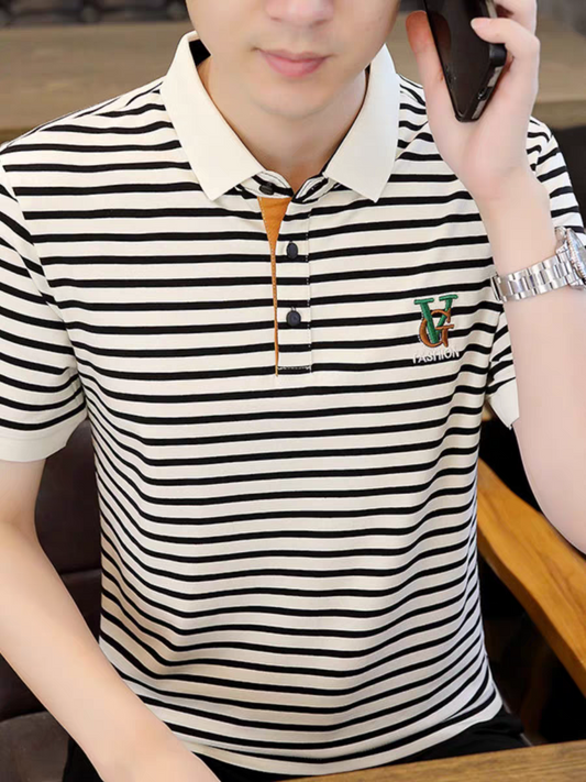 Luminor Stripe Emblem Polo T-Shirt