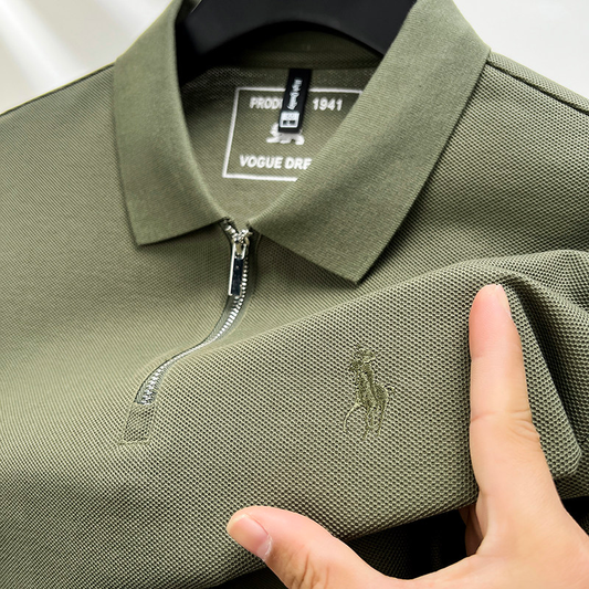 Elite Embroidered Collar Polo