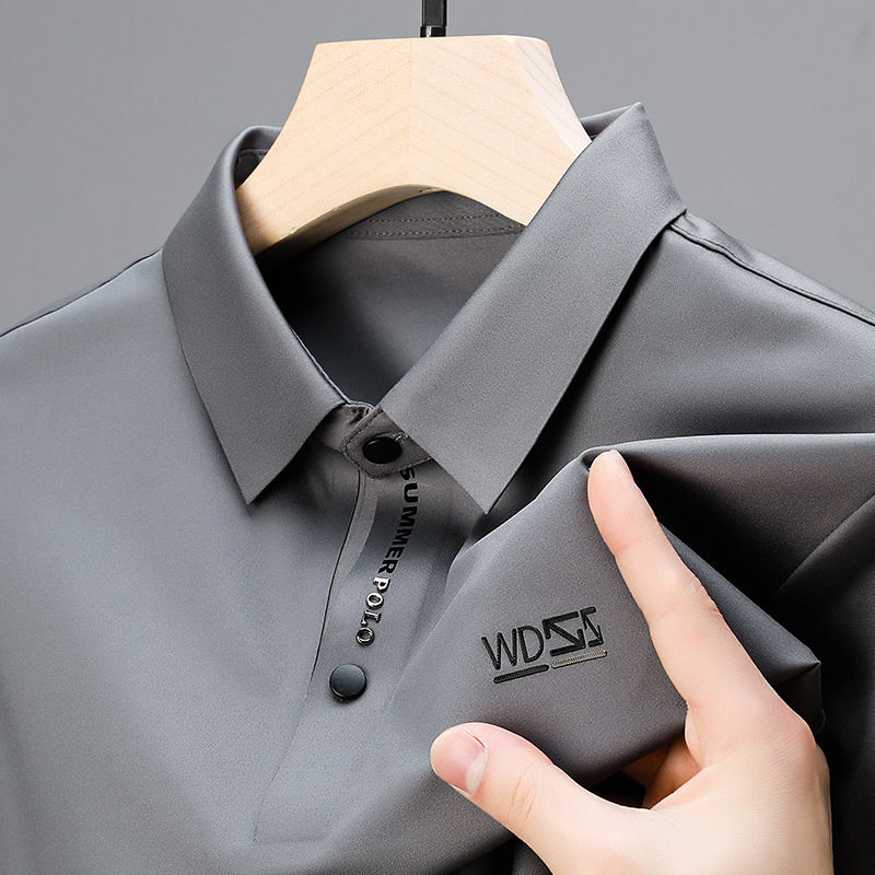 ShadowLuxe Crest Polo T-Shirt