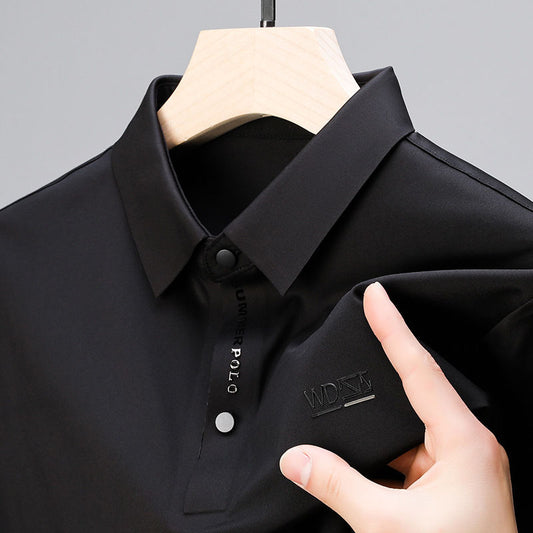 ShadowLuxe Crest Polo T-Shirt