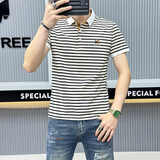 Luminor Stripe Emblem Polo T-Shirt