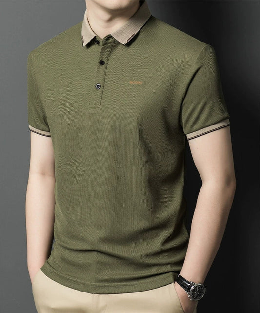 Elanford Signature Texture Polo T-Shirt