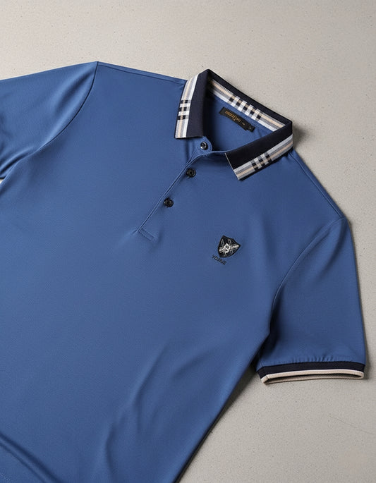 Elite Insignia Cotton Polo T-Shirt