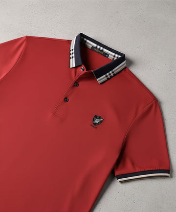 Elite Insignia Cotton Polo T-Shirt