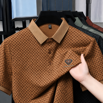 DiamondCrest Luxe Polo T-Shirt
