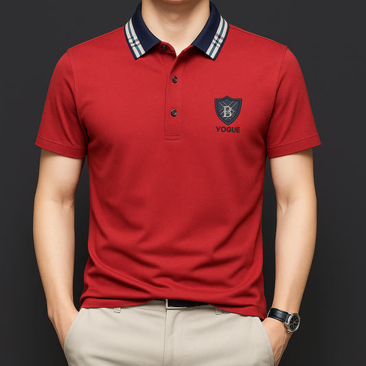 Elite Insignia Cotton Polo T-Shirt