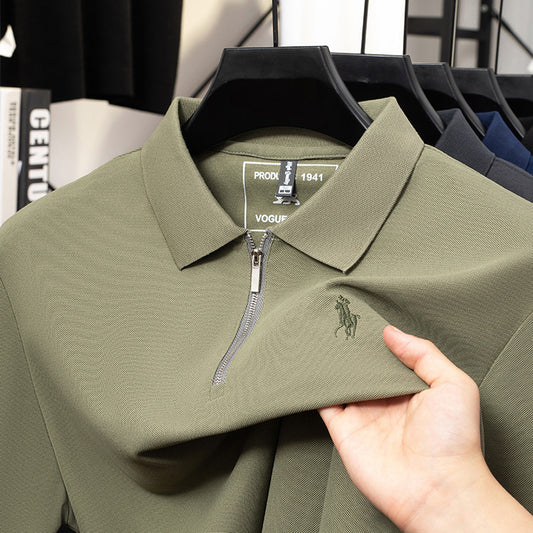 Elite Embroidered Collar Polo